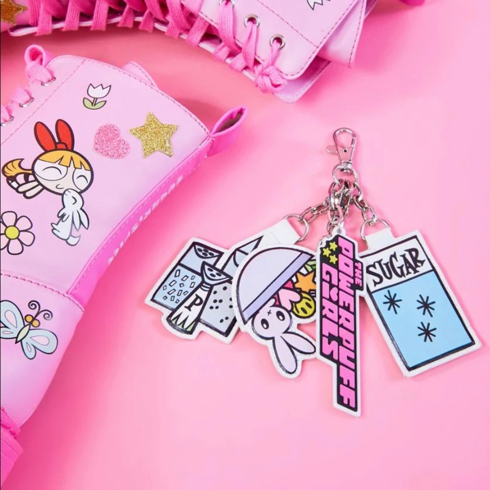 [SOLD] NEW! Dolls Kill x Powerpuff Girls 💗 Combat Boots Pink